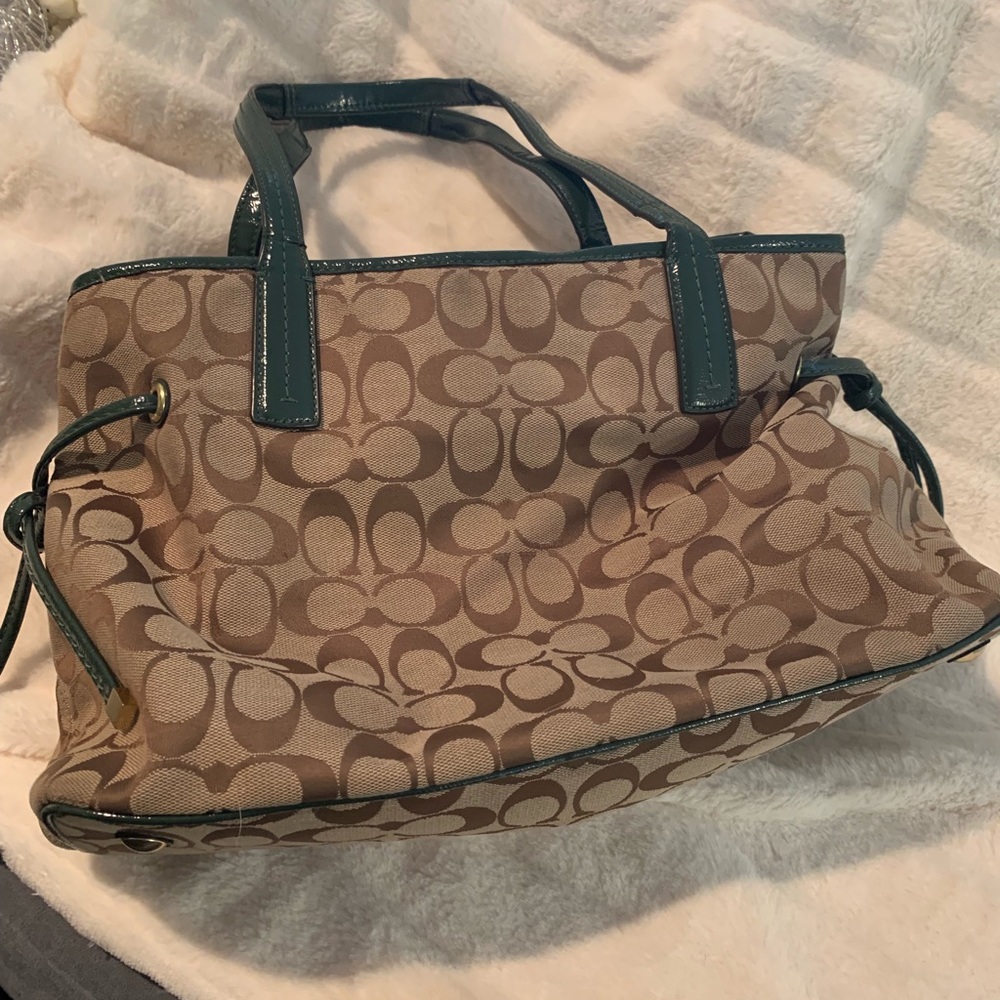 Coach Signature Python Stripe Bag - image 6